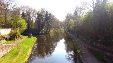 Calm in the centre of the West Midlands along the many canals